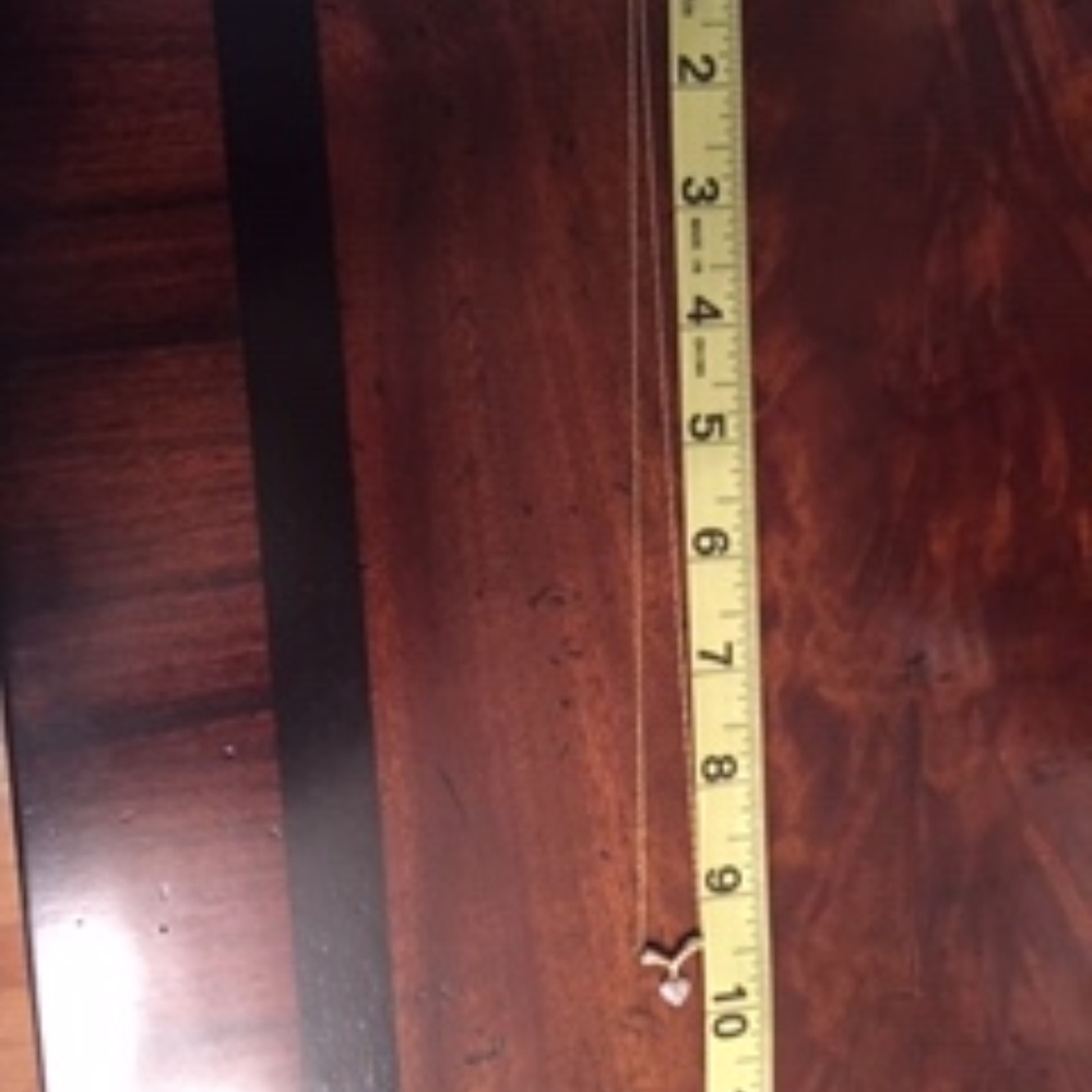 1K yellow gold Heart Pendant Necklace - Picture 5 of 5